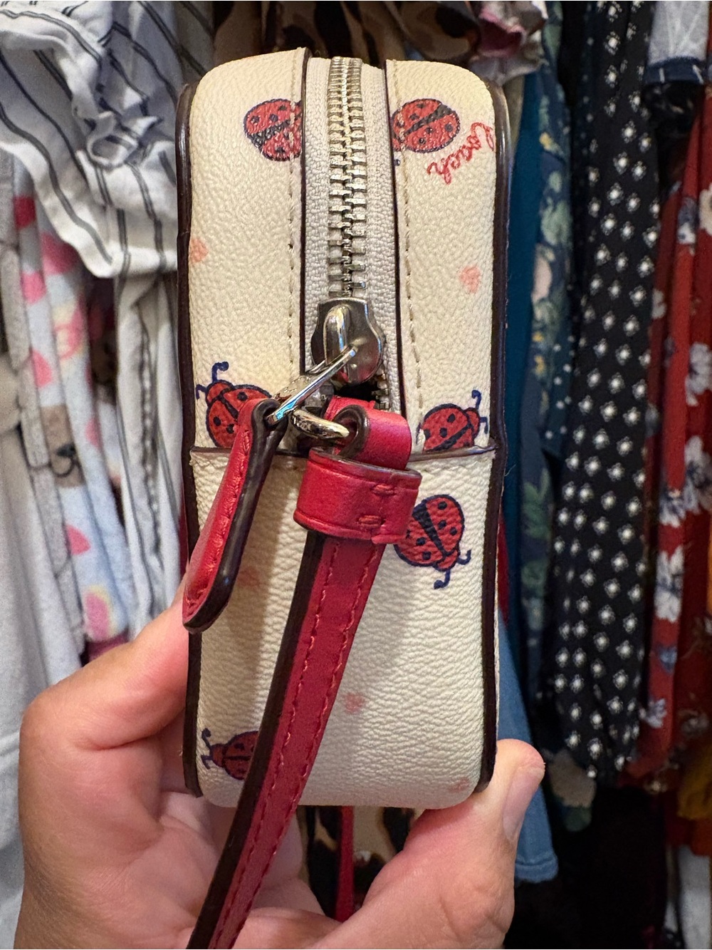 Coach | Mini Camera Bag | Lady Bug Print - Picture 4 of 13